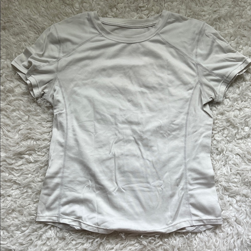 Elegant White Short Sleeve Women's Tee